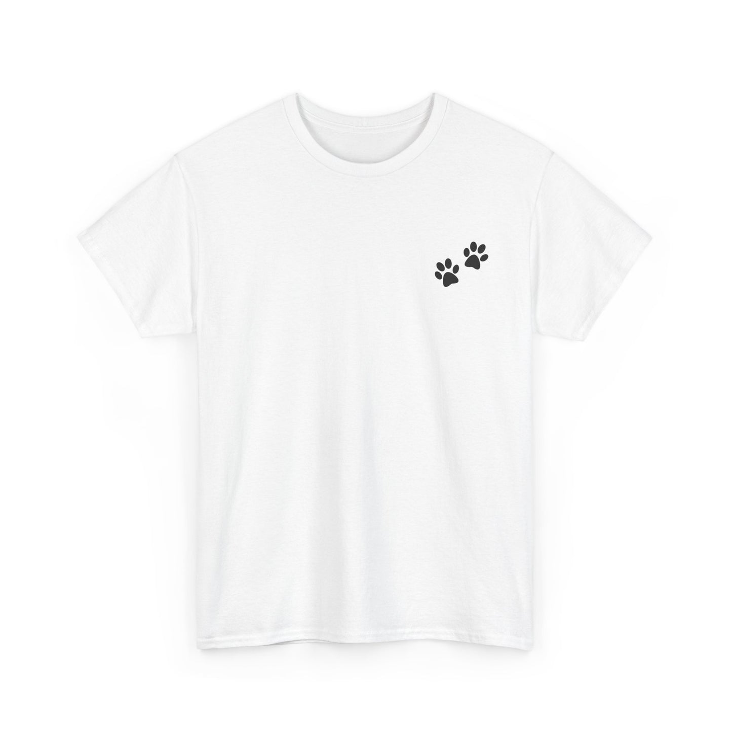 T-Shirt - Paw Prints Always Sleepy Club Unisex Cotton Tee