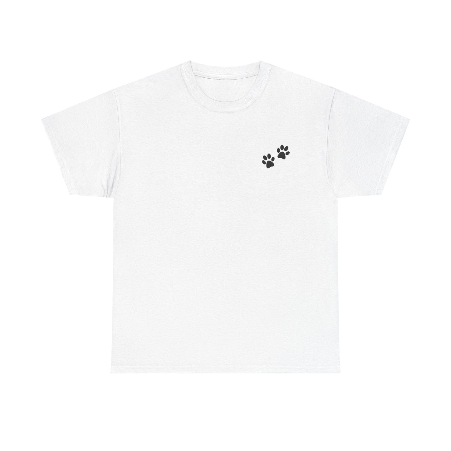 T-Shirt - Paw Prints Always Sleepy Club Unisex Cotton Tee